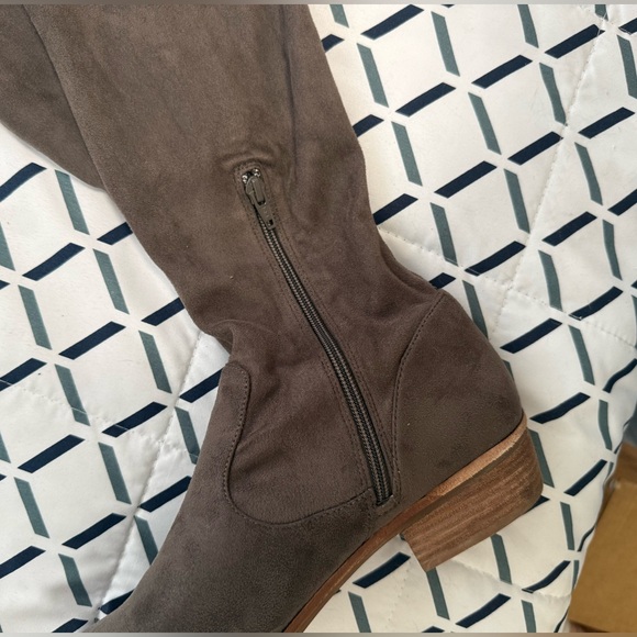 Gianni Bini Dark Brown Over the Knee Boots